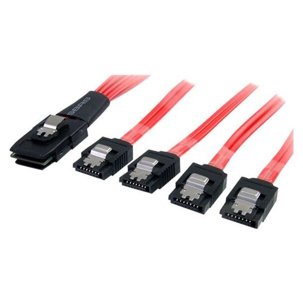 StarTech SAS8087S450 SAS Cable SFF-8087 to 4x Latching SATA