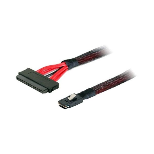 Alogic IMS-0.5-8484-8087 0.5M Mini SAS (SFF-8087) to (4) SFF-8484 Cable