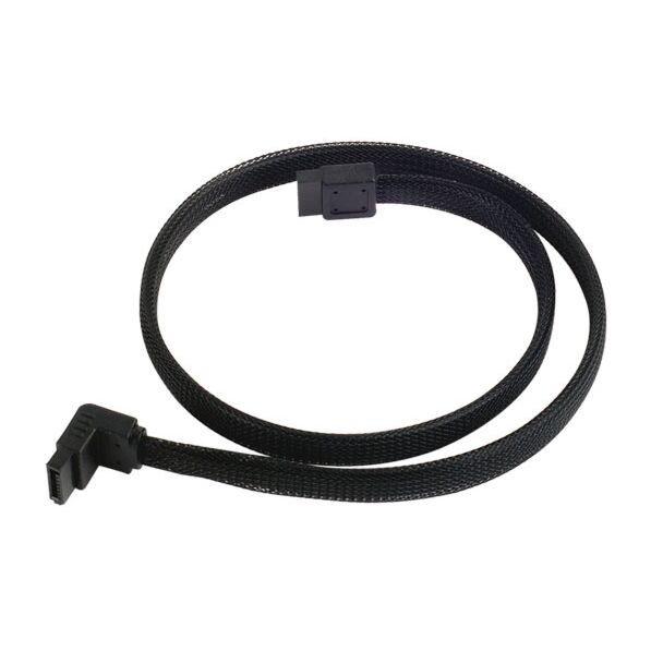 Silverstone SST-CP08 90 Degree SATA III Sleeved Cable 50cm