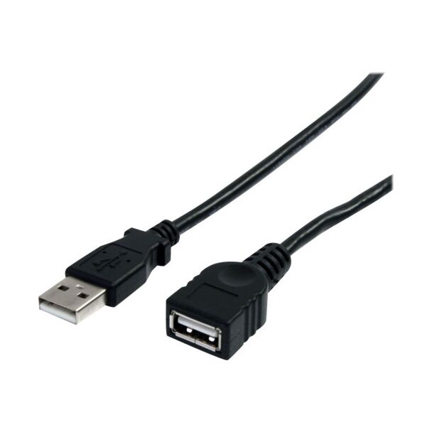 StarTech USBEXTAA10BK 10 ft Black USB Extension Cable A to A