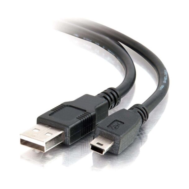 Alogic USB2-01-MAB 1m USB 2.0 Type A to Type B Mini Cable - Male to Male