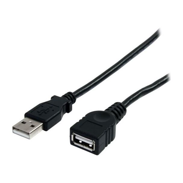 StarTech USBEXTAA6IN 6in USB 2.0 Ext Adapter Cable A to A M/F