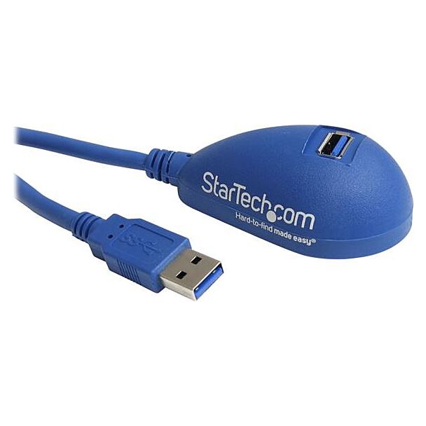 StarTech USB3SEXT5DSK 5 ft Desktop USB 3.0 Extension Cable