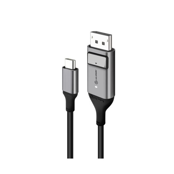 Alogic ULCDP02-SGR 2m Ultra USB-C (Male) to DP (Male) Cable - 4K @60Hz