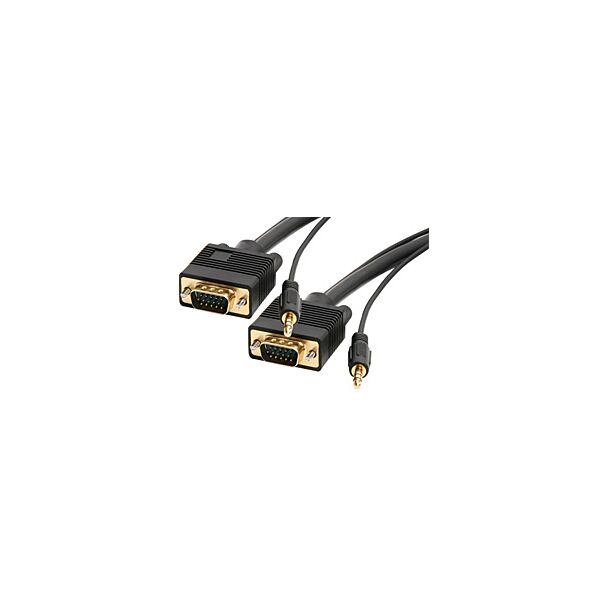 Comsol H15MM-02-HA 2M VGA & Audio Cable H15M-H15M/3.5mm audio plug