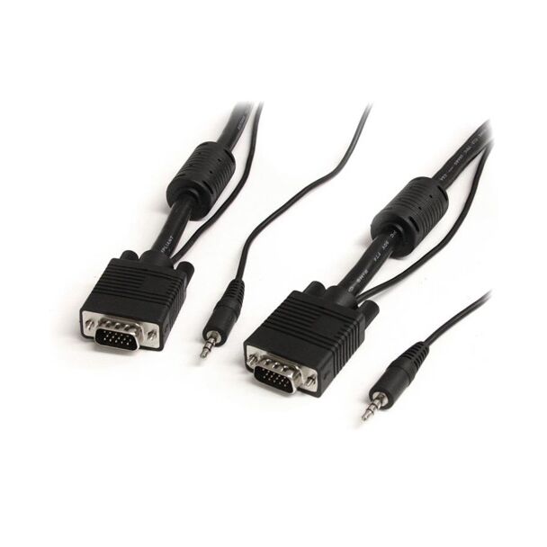 StarTech MXTHQMM2MA 2m Coax High Resolution Monitor VGA Cable with Audio M/M