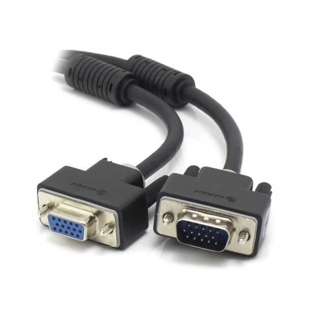 Alogic VGA-MF-03 3m VGA/SVGA Premium Shielded Monitor Extension Cable With Filter - Male to Female