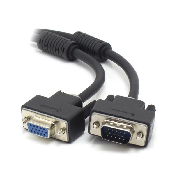 Alogic VGA-MF-20 20m VGA/SVGA Premium Shielded Monitor Extension Cable With Filter - Male to Female