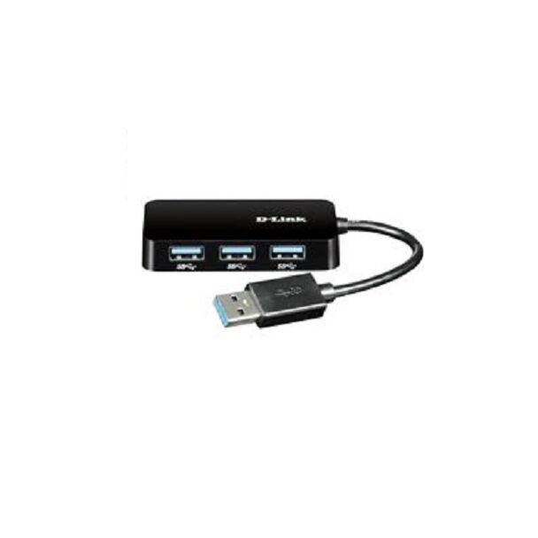 D-Link 4-Port SuperSpeed USB 3.0 Portable Hub - DUB-1341