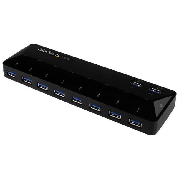 StarTech ST103008U2C 10-Port USB 3.0 Hub w/ Charge/Sync Ports