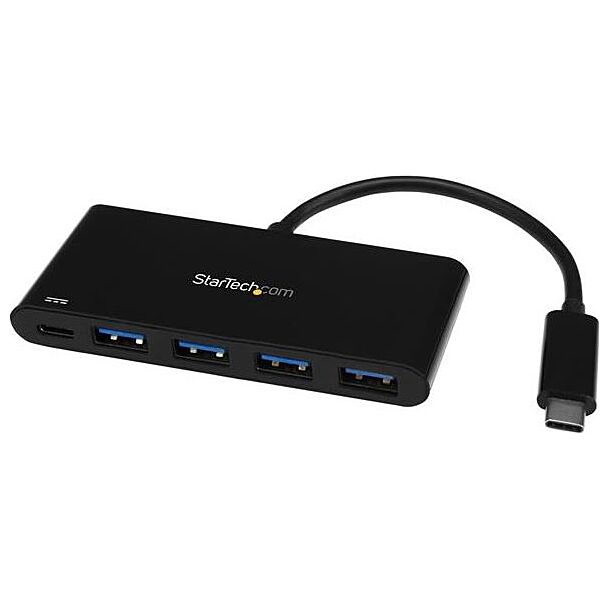 StarTech HB30C4AFPD 4 Port USB C Hub w/ PD - C to A USB 3.0