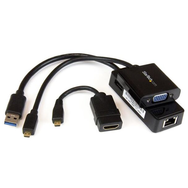 StarTech LENYMCHDVUGK Yoga 3 Pro connectivity kit - HDMI & VGA adapters - USB LAN