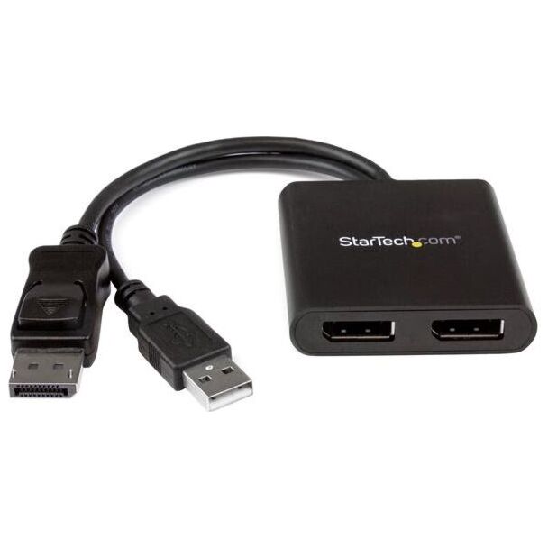 StarTech MSTDP122DP MST hub - DisplayPort to 2x DisplayPort