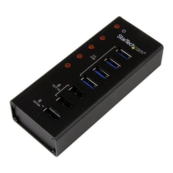 StarTech ST4300U3C3 4 Port Powered USB 3.0 Hub