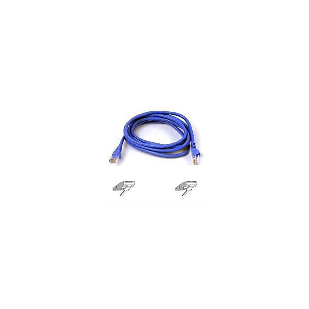 Belkin A3L980au50C-BLS 50cm Snagless CAT 6 Patch Cable Blue