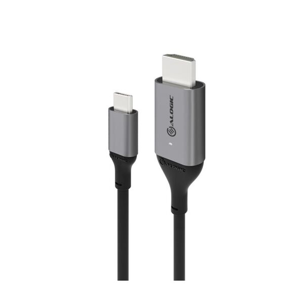 Alogic ULCHD01-SGR 1m Ultra USB-C (Male) to HDMI (Male) Cable - 4K @60Hz