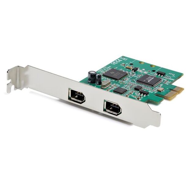 StarTech PEX1394A2V2 2-Port PCI Express FireWire Card - PCIe FireWire 1394a Adapter