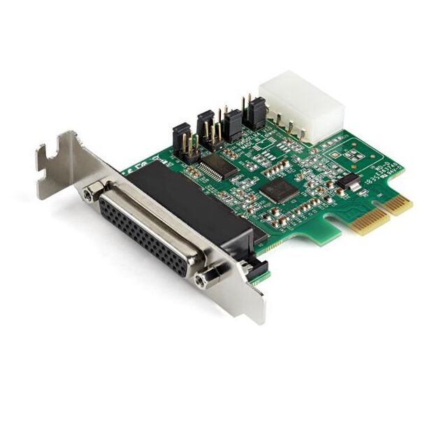 Startech PEX4S953LP PCIE LP RS232 Card Asix AX99100