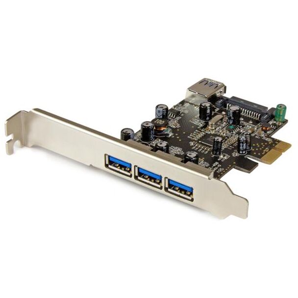 StarTech PEXUSB3S42 4 Port PCI Express USB 3.0 Card - 3 + 1