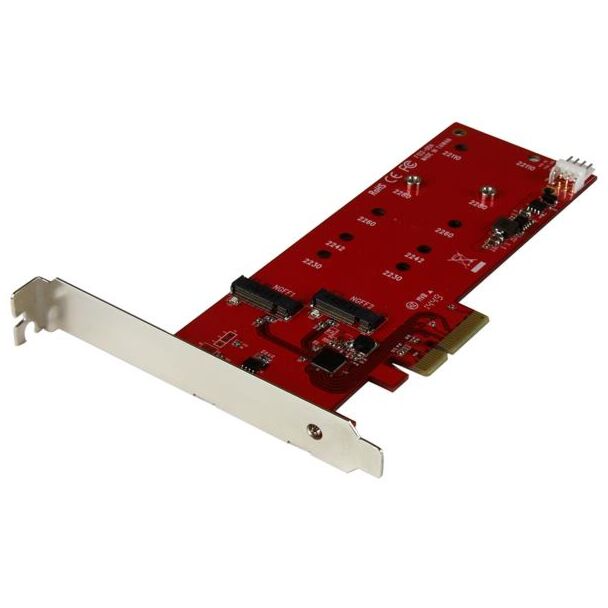 StarTech PEX2M2 2x M.2 SSD Controller Card - PCIe