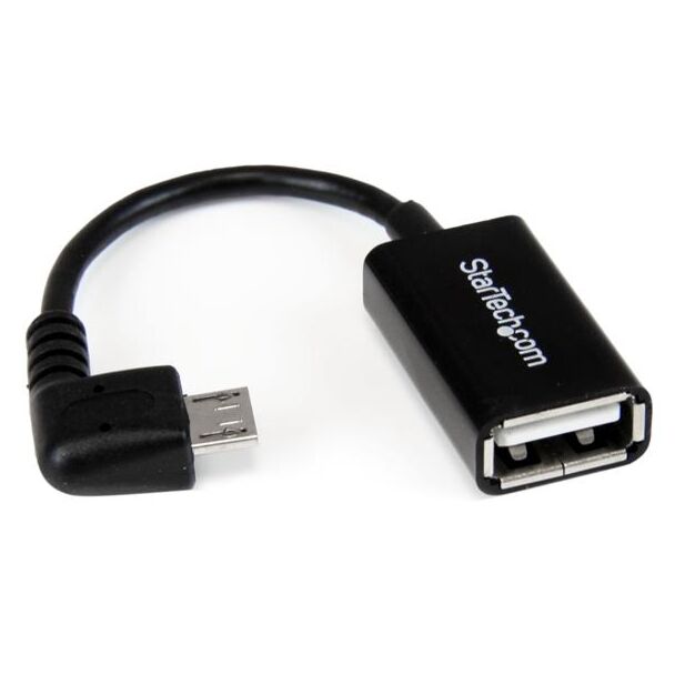 StarTech UUSBOTGRA 5in Right Angle Micro USB OTG Adapter