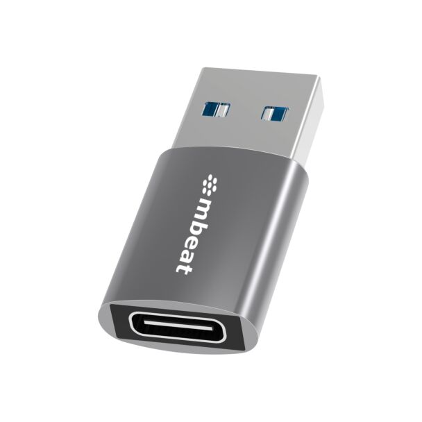 mbeat MB-XAD-U3MCF Elite USB 3.0 (Male) to USB-C (Female) Adapter Space Grey