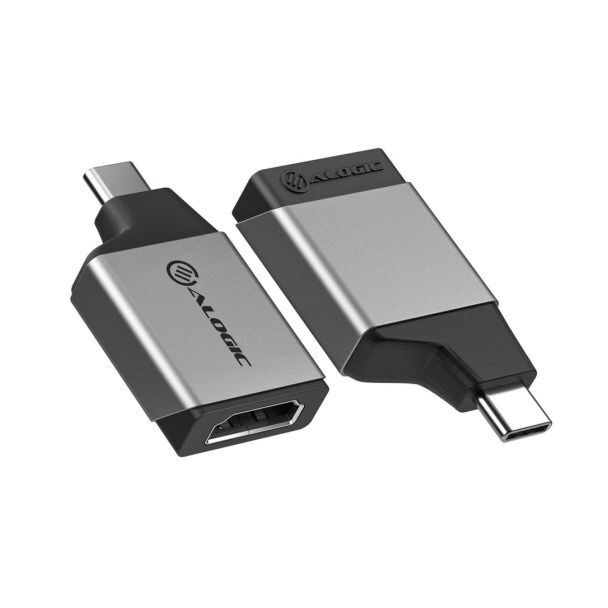 Alogic ULCHDMN-SGR Ultra MINI USB-C (Male) to HDMI (Female) Adapter