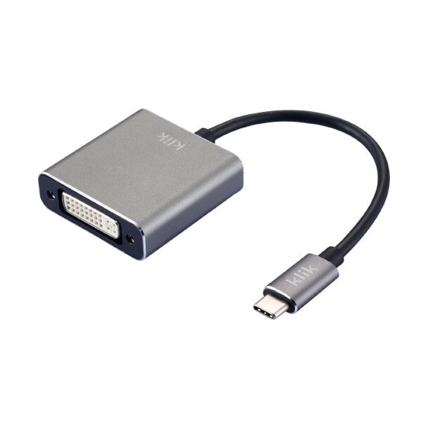 Klik KCDVAD USB Type-C Male to DVI Female Adapter