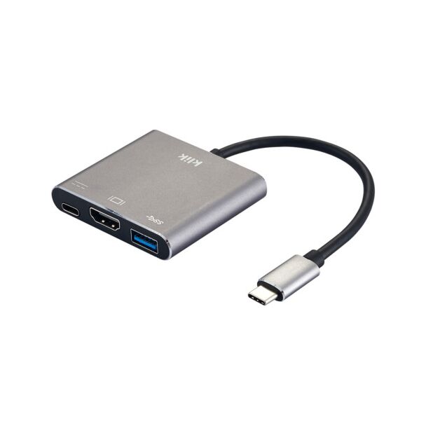 Klik KCHUCAD USB Type-C Male to HDMI/USB 3.0/USB-C Adapter