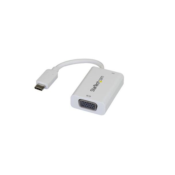 STARTECH CDP2VGAUCPW USB C to VGA Adapter with Power Delivery