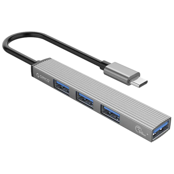 Orico AH-13-GY Aluminum USB-C to USB Hub