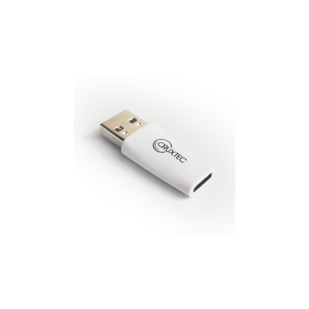 Cruxtec ATC5G-WH USB 3.0 USB-A Male to USB-C Female Adapter