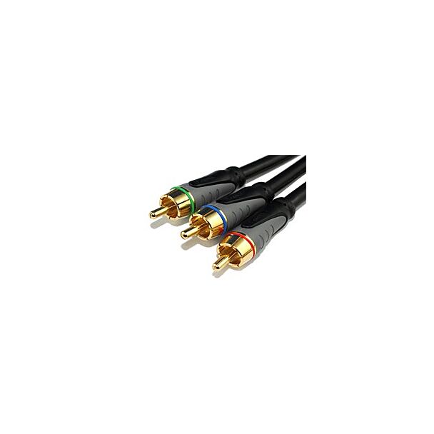 Comsol 3XRCA-MM-01 1M 3 x RCA Male to 3 x RCA Male Composite Cable