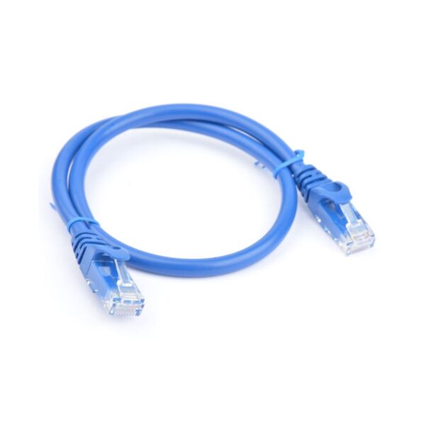 8ware PL6A-0.25BLU Cat6a UTP Ethernet Cable, Snagless Blue 0.25m