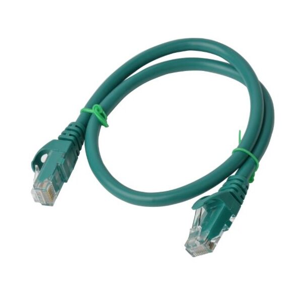 8ware PL6A-0.25GRN Cat6a UTP Ethernet Cable, Snagless Green 0.25m