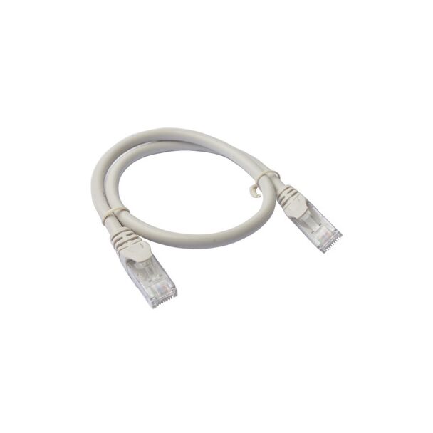 8ware PL6A-0.25GRY Cat6a UTP Ethernet Cable, Snagless Grey 0.25m