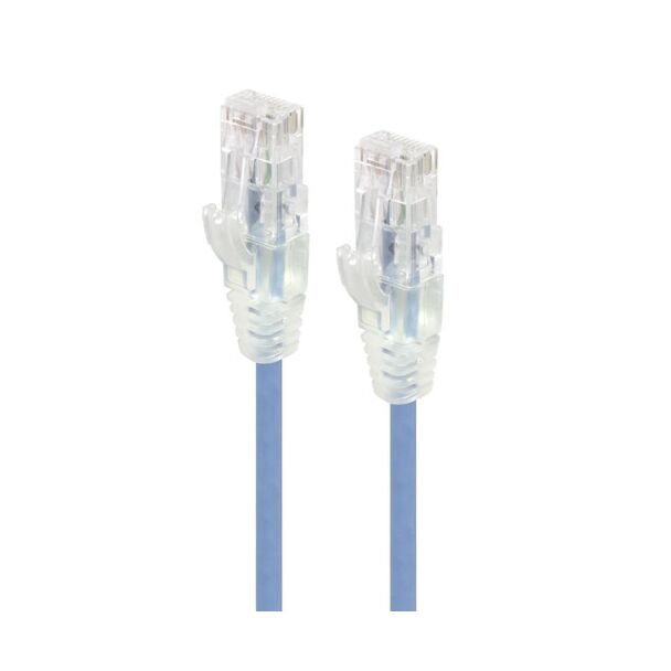 Alogic C6S-01BLUR 1m Blue Ultra Slim Cat6 Network Cable - Series Alpha