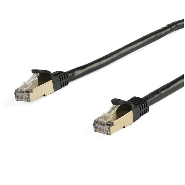 Startech 6ASPAT10MBK 10m Black CAT6a Ethernet Cable 