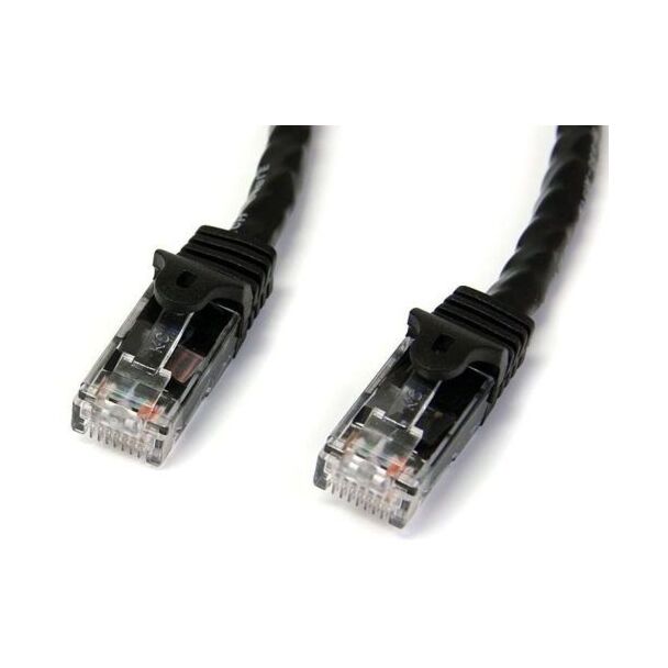 Startech N6PATC2MBK 2m Black Snagless Cat6 UTP Patch Cable