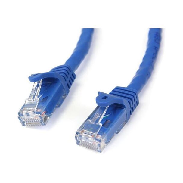 Startech N6PATC1MBL 1m Blue Snagless Cat6 UTP Patch Cable