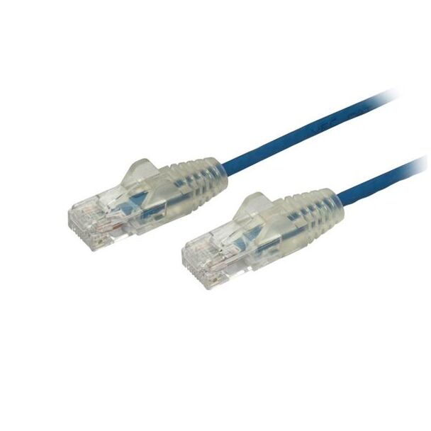 Startech N6PAT50CMBLS Cable Blue Slim CAT6 Patch Cord 0.5m