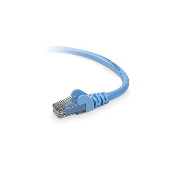 Belkin A3L980BT05MBLUS 5M CAT6 SNAGLESS UTP ETHERNET PATCH Cable, Blue