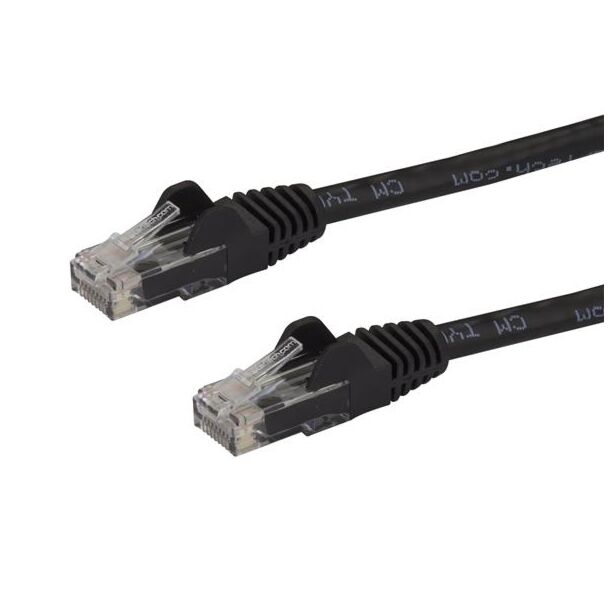 StarTech N6PATC10MBK 10m Black Snagless Cat6 UTP Patch Cable