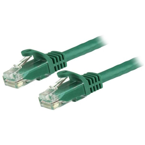 StarTech N6PATC5MGN 5m Green Snagless UTP Cat6 Patch Cable