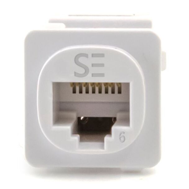  Serveredge CLMJC6-10WH Cat6, UTP, RJ45 Australian Style Jack - White - Pack of 10