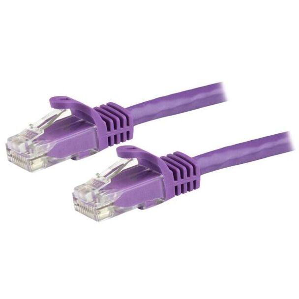 Startech N6PATC150CMPL 1.5 m Cable Purple CAT6 Patch Cord 