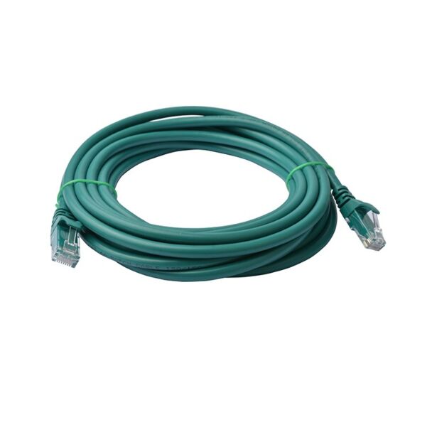 8ware PL6A-7GRN Cat 6a UTP Ethernet Cable, Snagless - 7m Green