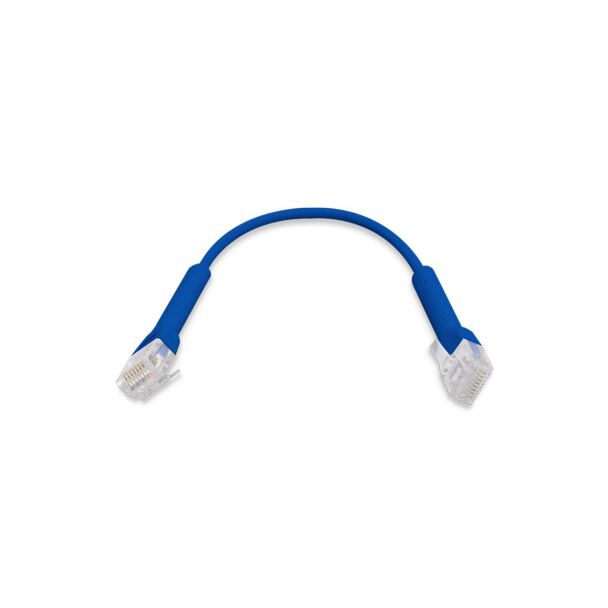 Ubiquiti UC-PATCH-RJ45-BL UniFi patch cable with both end bendable RJ45 22cm - Blue