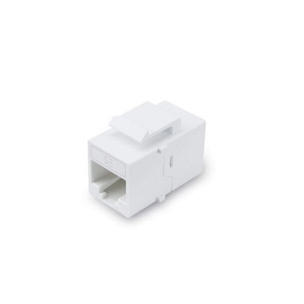 Serveredge UKSFFC6A-CUPWH Universal Cat6A, UTP, RJ45 Modular Keystone Coupler - WHITE