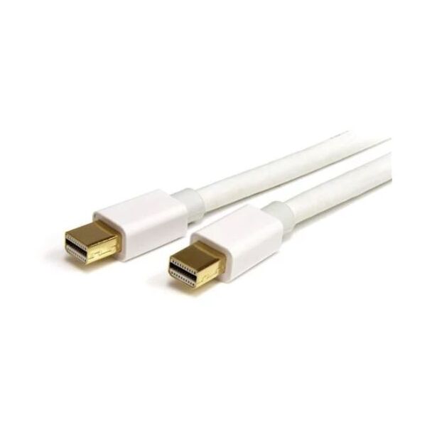 StarTech MDPMM1MW 1m 3 ft White Mini DisplayPort Cable M/M